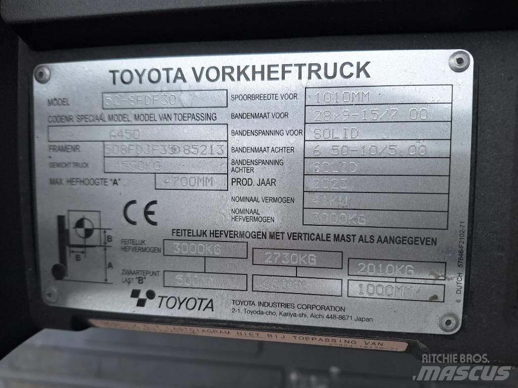 Toyota 52-8 FD F 30 Empilhadores Diesel