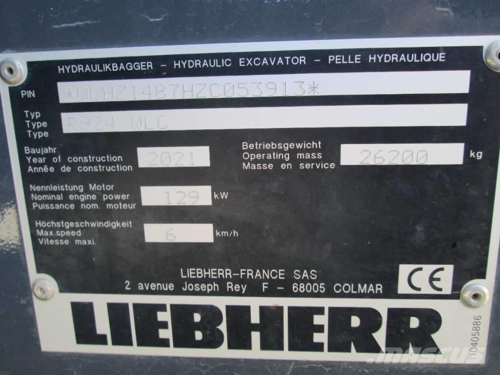 Liebherr R 924 G8 Escavadeiras de esteiras