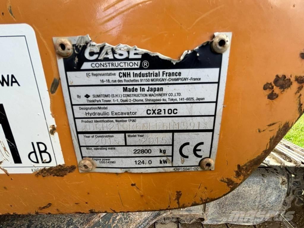 CASE CX 210 C Escavadeiras de esteiras
