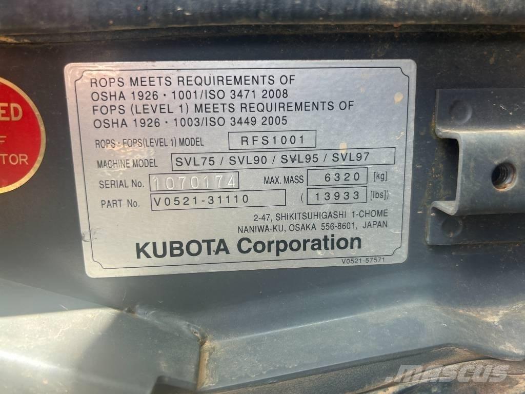 Kubota SVL 75-2 Minicarregadeiras