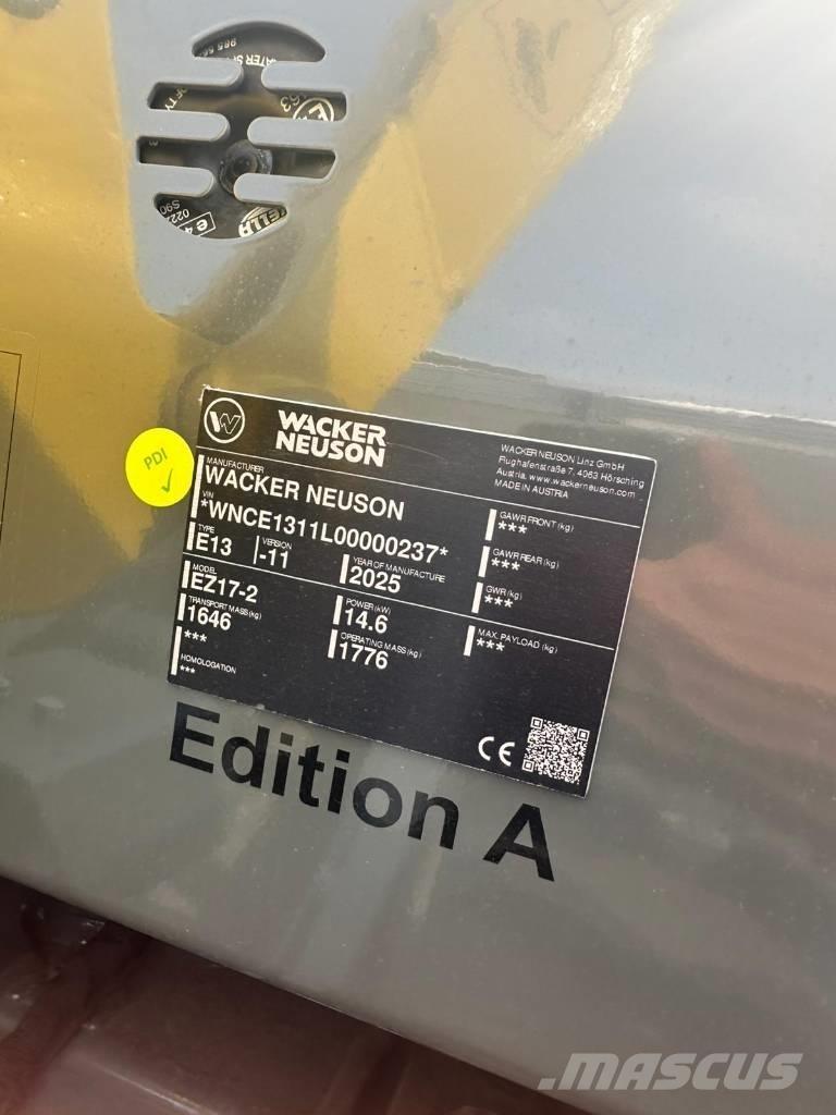 Wacker Neuson EZ 17 Miniescavadeiras