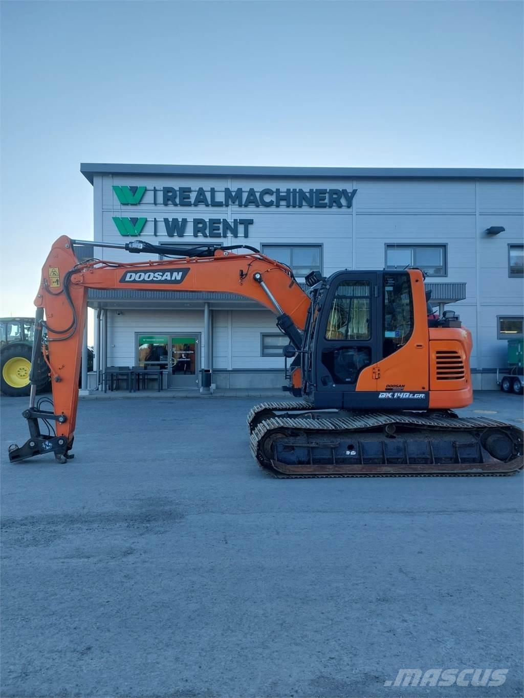 Doosan DX 140LCR 7 Escavadeiras de esteiras