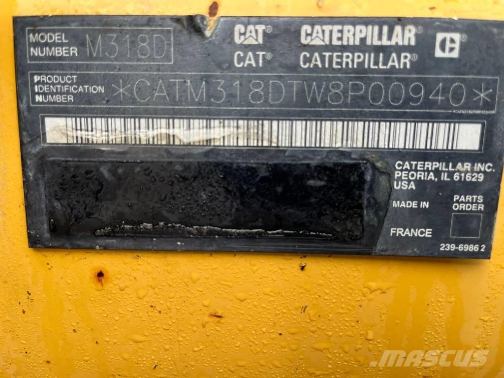 CAT M 318 D Escavadoras de rodas