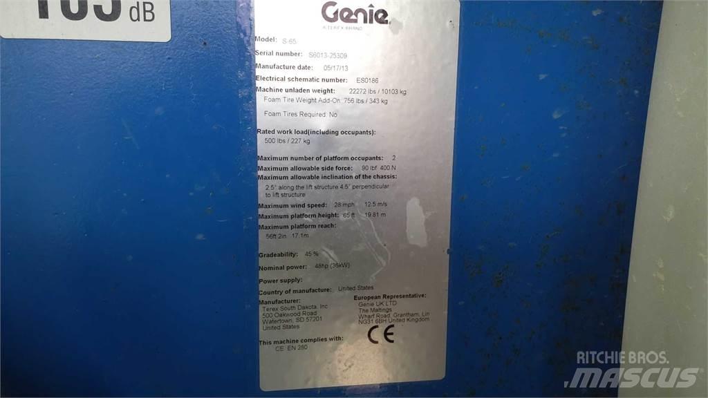 Genie S65 Elevadores braços Telescópicos