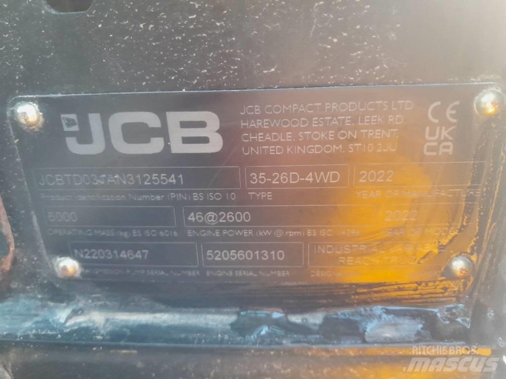 JCB 35-26D 4WD Empilhadores Diesel