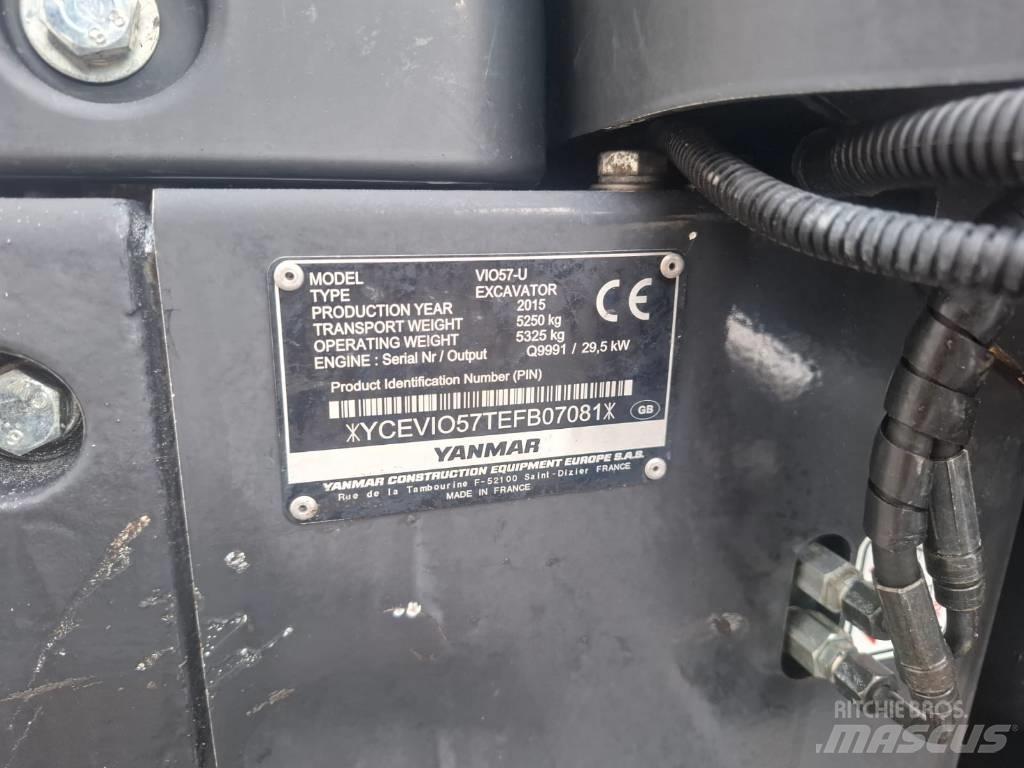 Yanmar Vio 57-U Miniescavadeiras