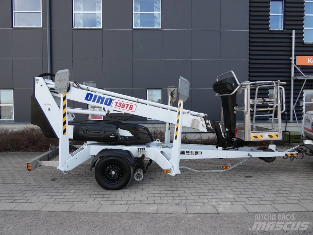 Dino 135 TB Skylift Plataformas aéreas montadas em atrelados