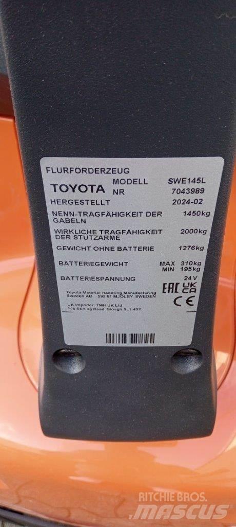 Toyota BT SWE145L Empilhador para operador externo