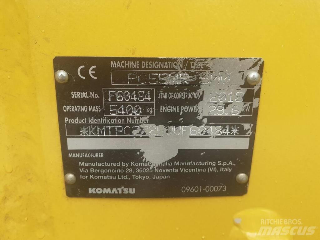Komatsu PC 55 MR-5 Escavadeiras de esteiras