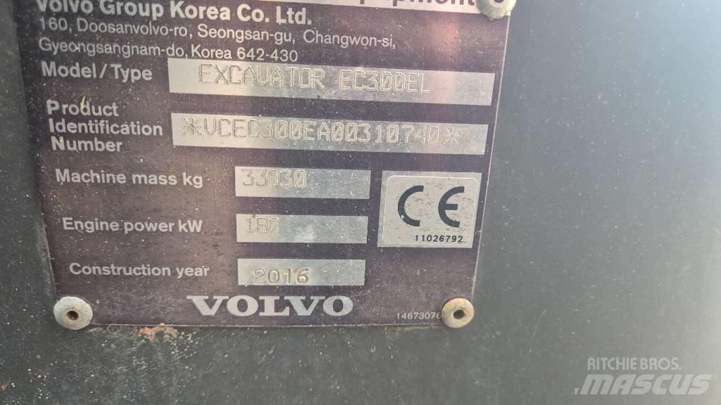 Volvo EC300EL Escavadeiras de esteiras