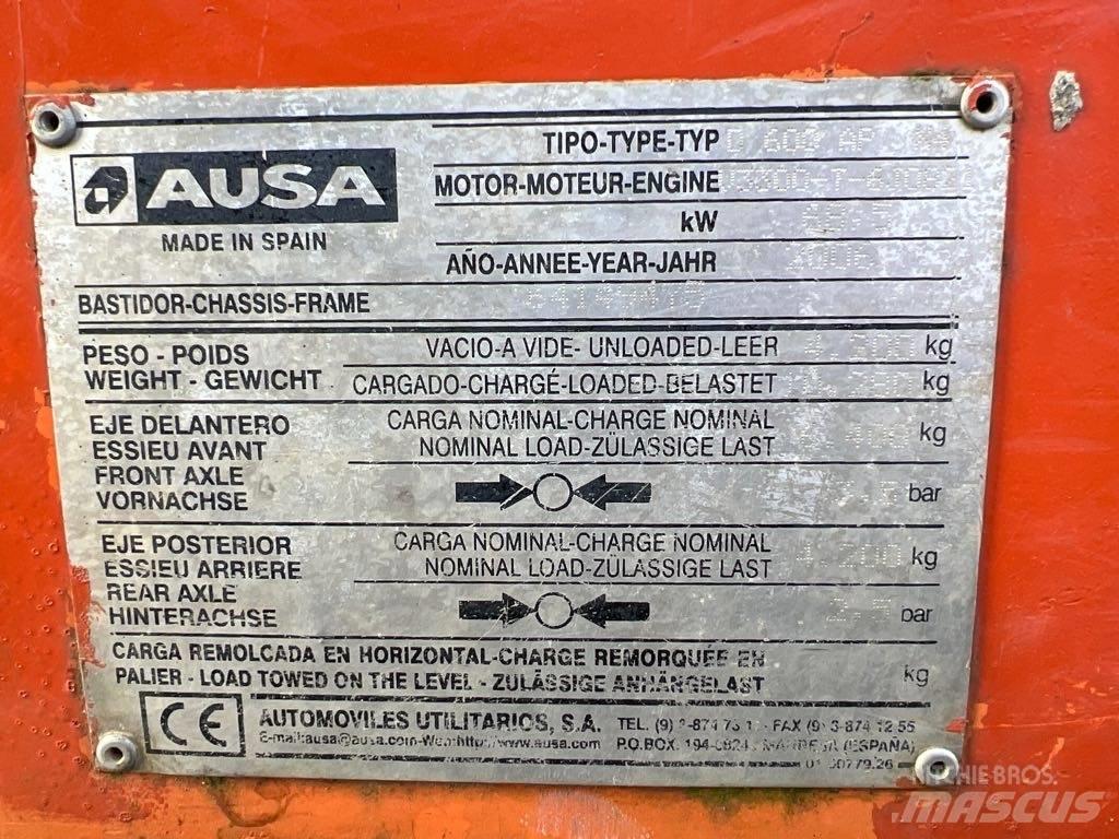 Ausa D600 AP Dumpers de obras