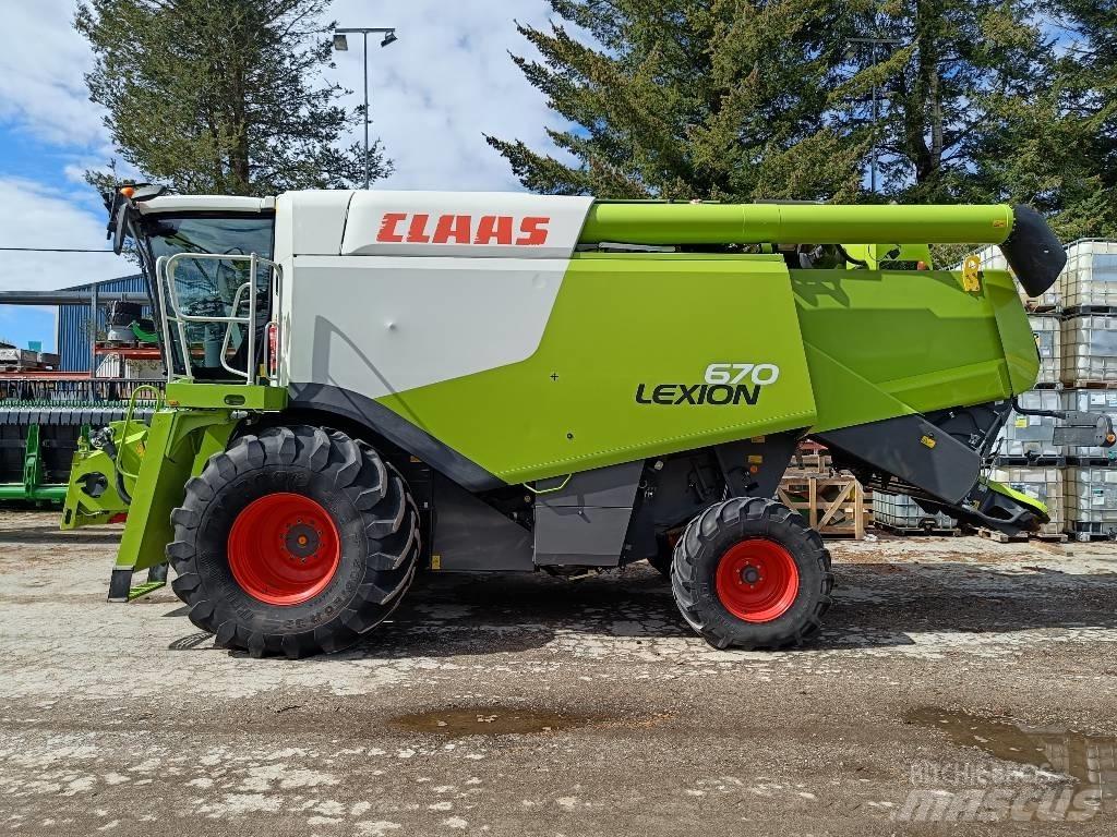 CLAAS Lexion 670 Ceifeiras debulhadoras