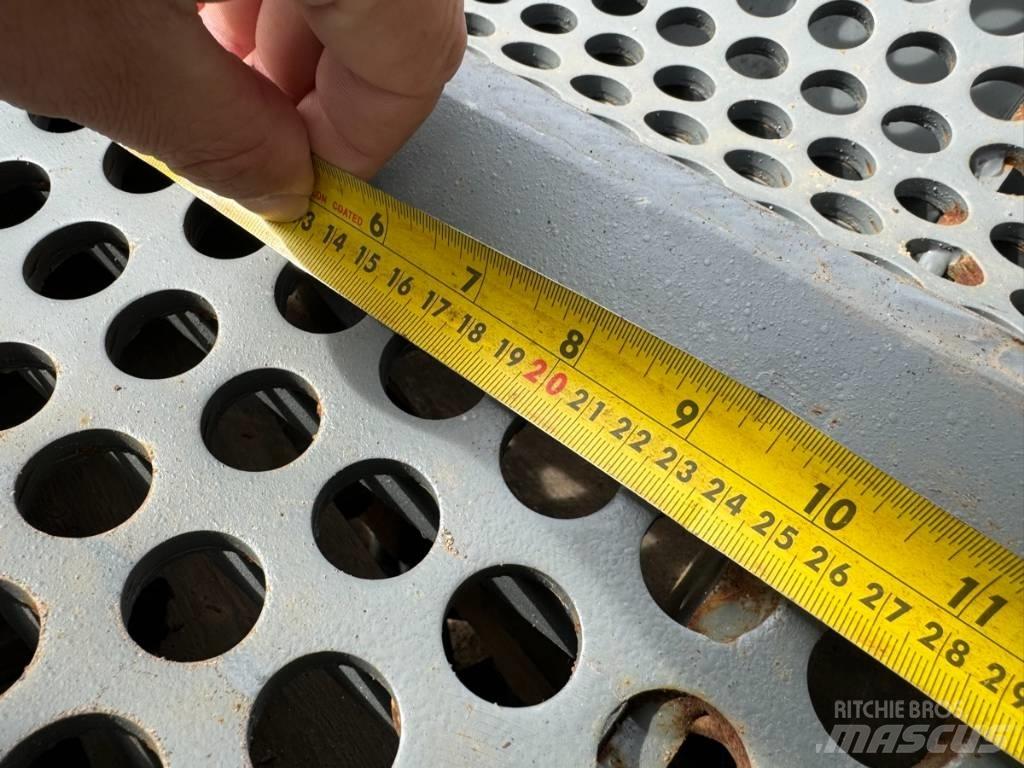 Untha RS50 Screen Peças de equipamento de lixo, reciclagem e pedreiras