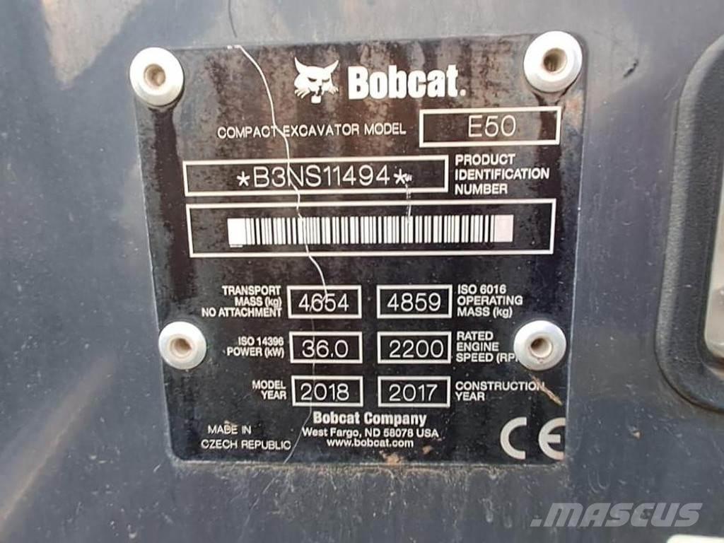 Bobcat E50 Miniescavadeiras