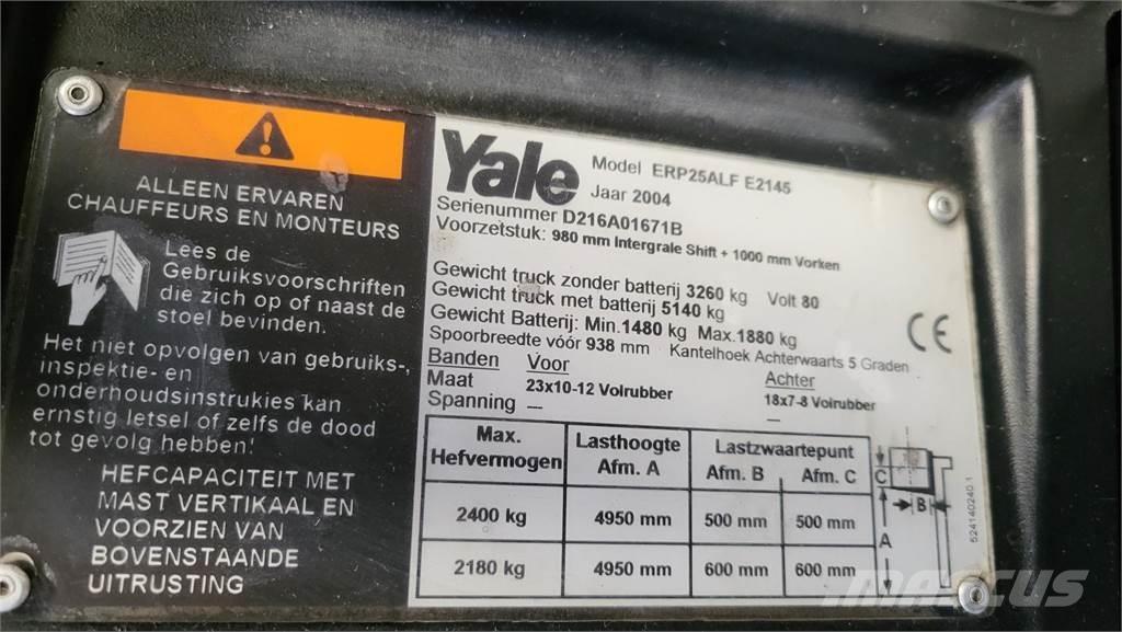 Yale ERP25ALF Empilhadores eléctricos