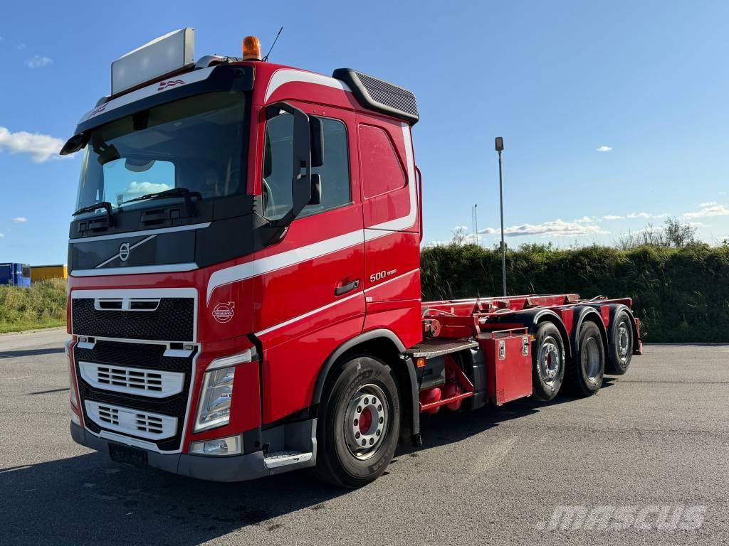 Volvo FH 500 Camiões caixa desmontável com elevador de cabo