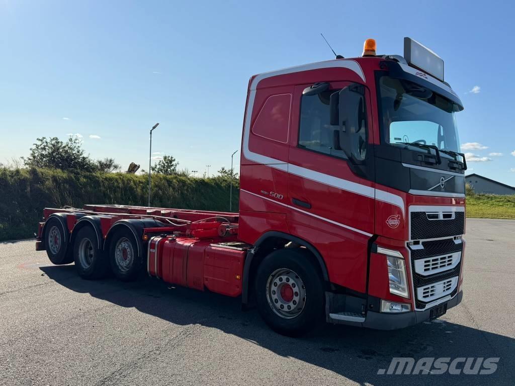 Volvo FH 500 Camiões caixa desmontável com elevador de cabo