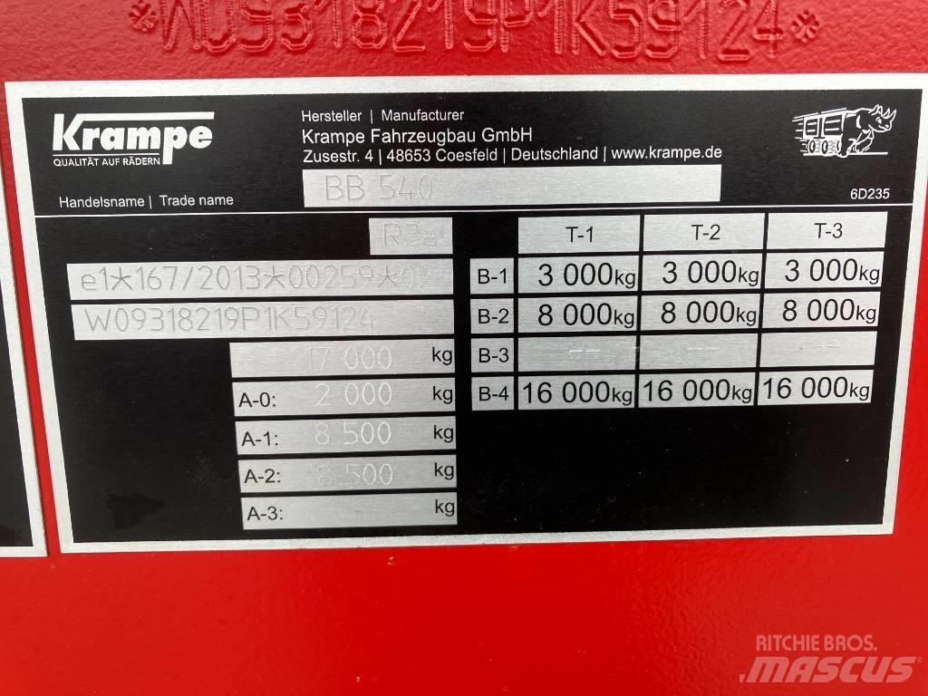Krampe BB540 Reboques Agrícolas basculantes