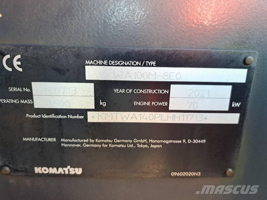 Komatsu WA 100 M-8 Carregadeiras de rodas