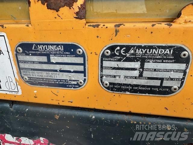 Hyundai Robex 27 Z-9 Miniescavadeiras
