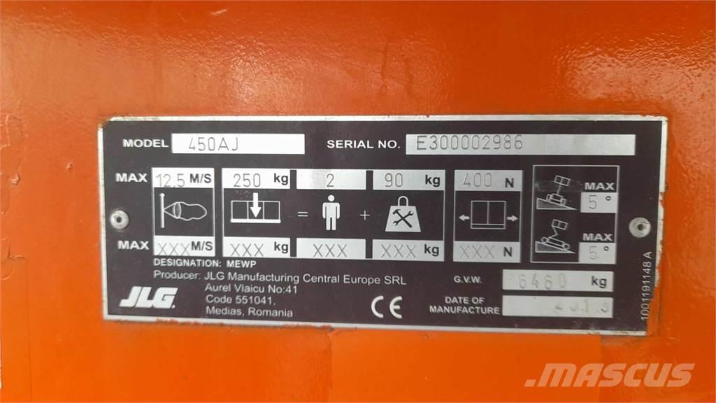 JLG 450AJSII Elevadores braços articulados