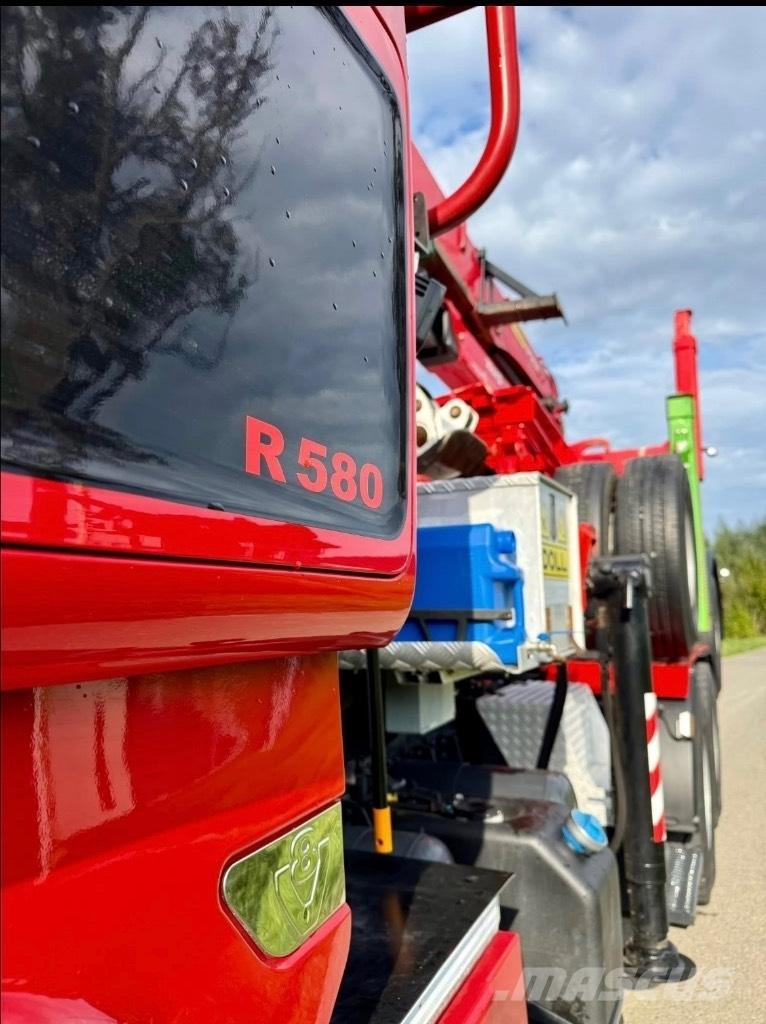 Scania R580 V8 6x4 Caminhões de transporte de troncos