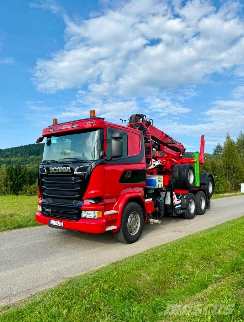 Scania R580 V8 6x4 Caminhões de transporte de troncos