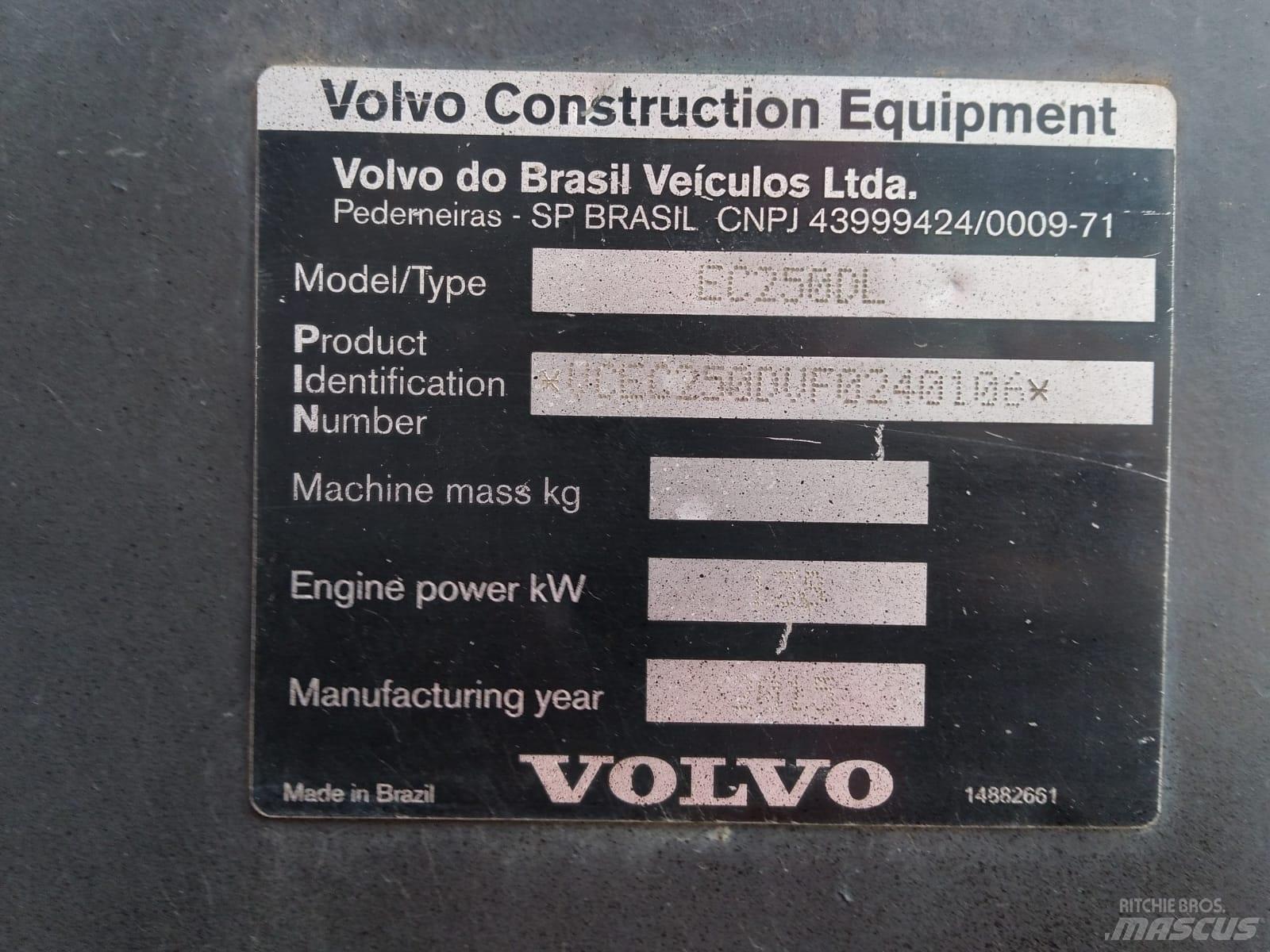 Volvo EC 250 D L Escavadeiras de esteiras