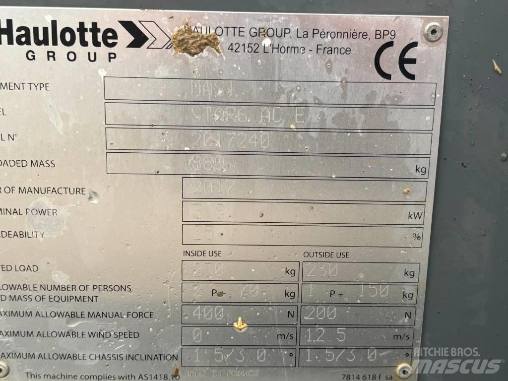 Haulotte Star 6 Plataformas de Mastro Vertical
