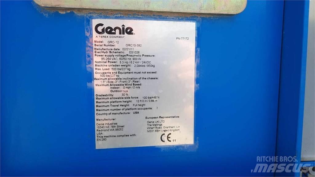 Genie GR12 Outros elevadores e plataformas