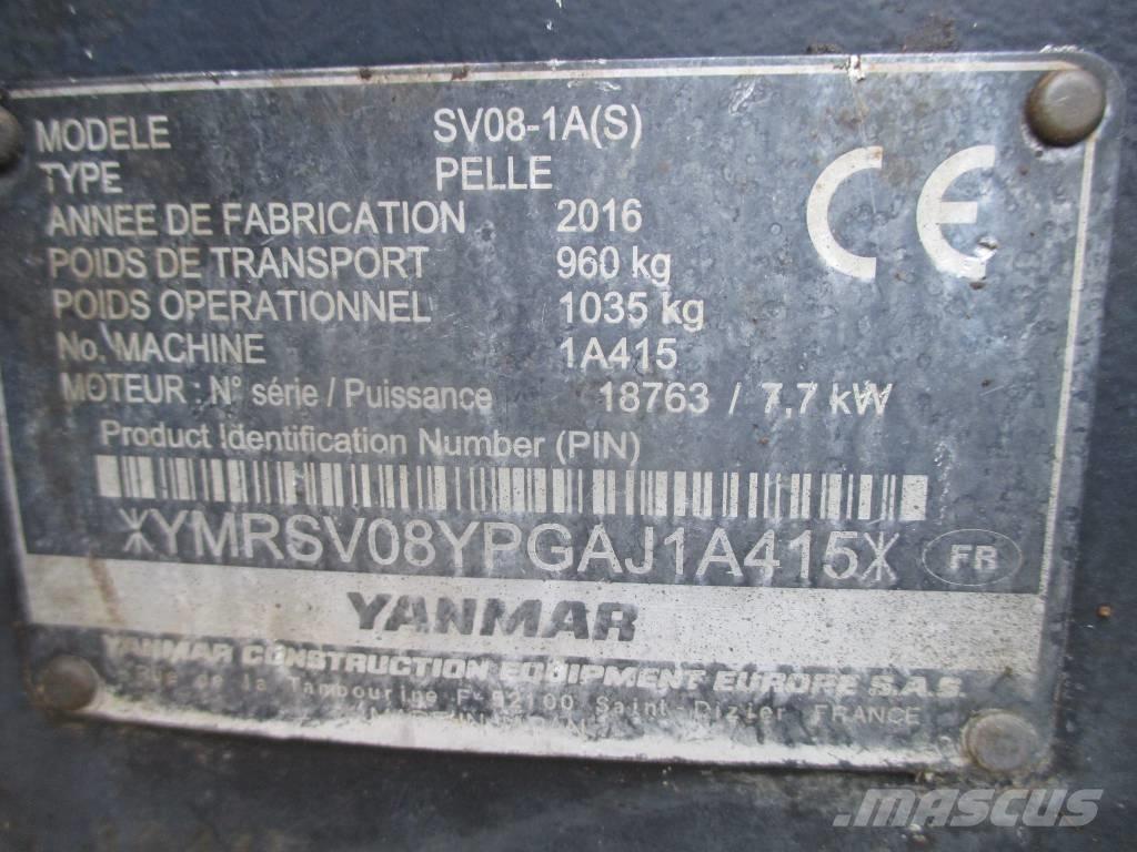 Yanmar SV 08-1 A Miniescavadeiras