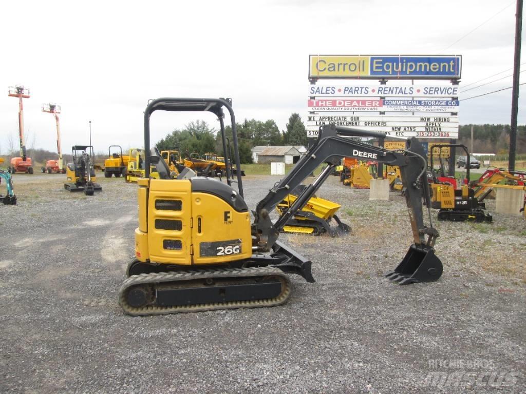John Deere 26G Miniescavadeiras