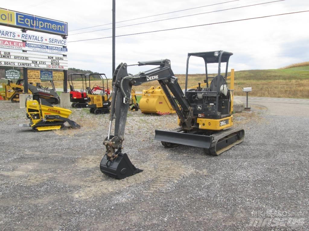 John Deere 26G Miniescavadeiras