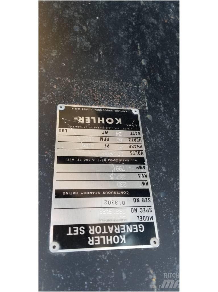 Kohler 230 KW Outros Geradores
