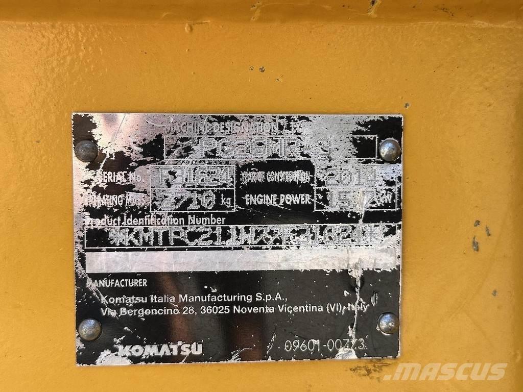 Komatsu PC26MR-3 Miniescavadeiras