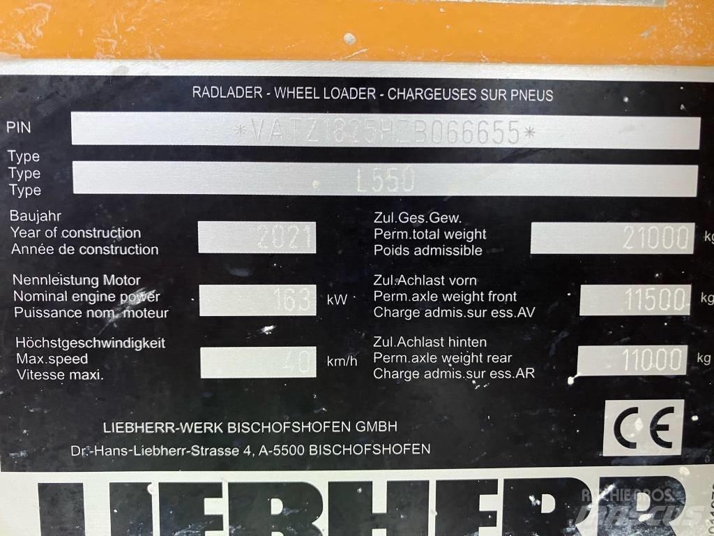 Liebherr L550 Xpower Carregadeiras de rodas
