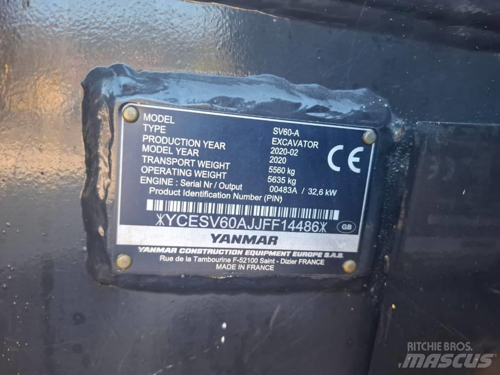 Yanmar SV 60 A Escavadoras Midi 7t - 12t