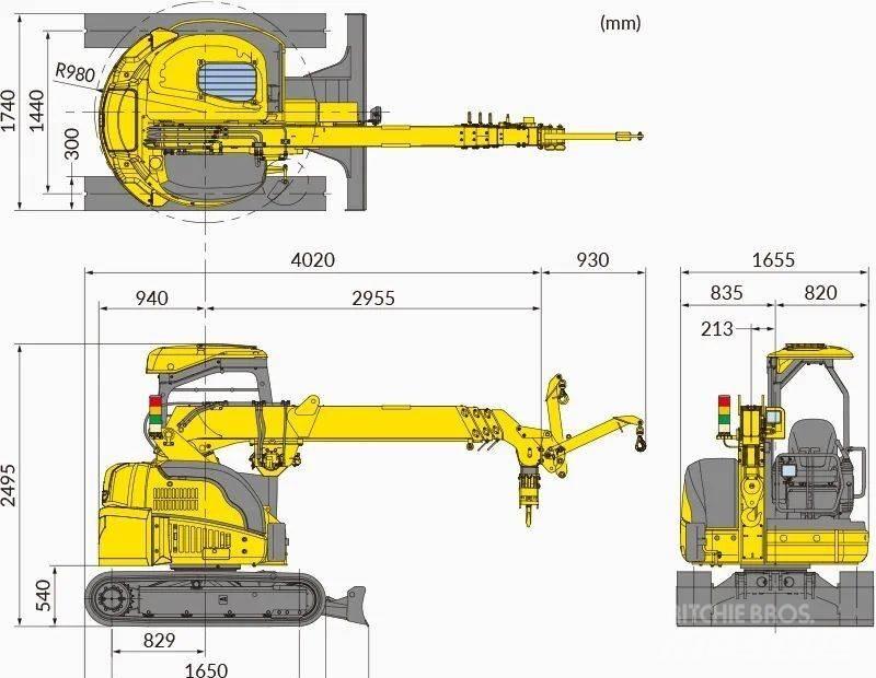 Maeda CC423-1 Gruas de rastos