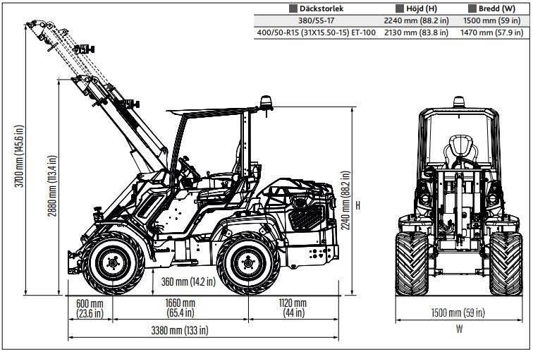 Multione 11.9 K Minicarregadeiras