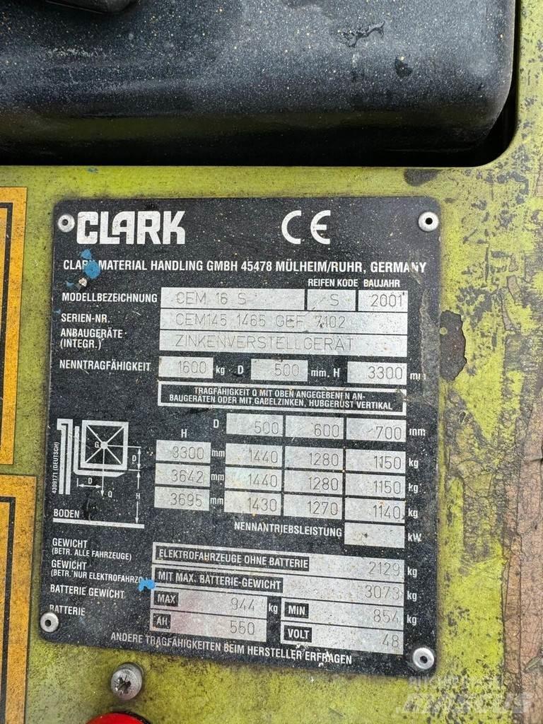 Clark CEM 16S Empilhadores eléctricos