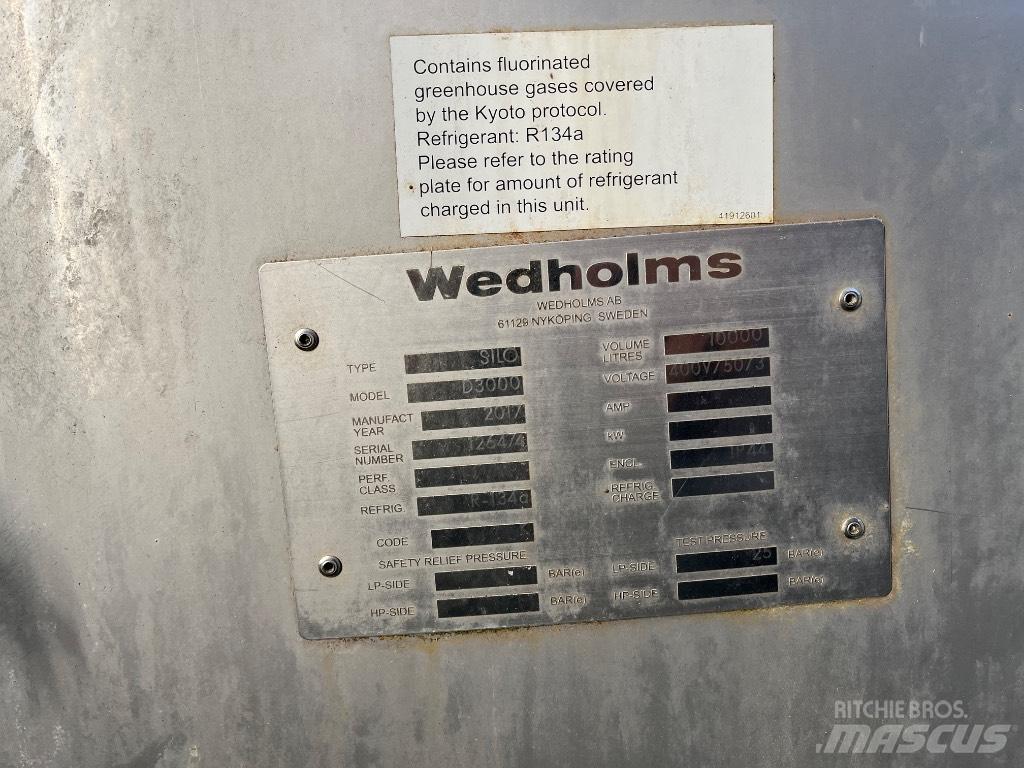 Wedholms D3000 Equipamento de armazenamento de leite