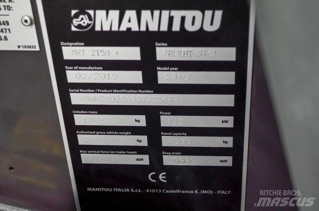Manitou MRT 2150 Manipulador telescópico