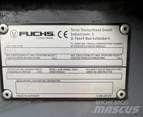 Fuchs MHL310F Manipuladores de lixo / indústia