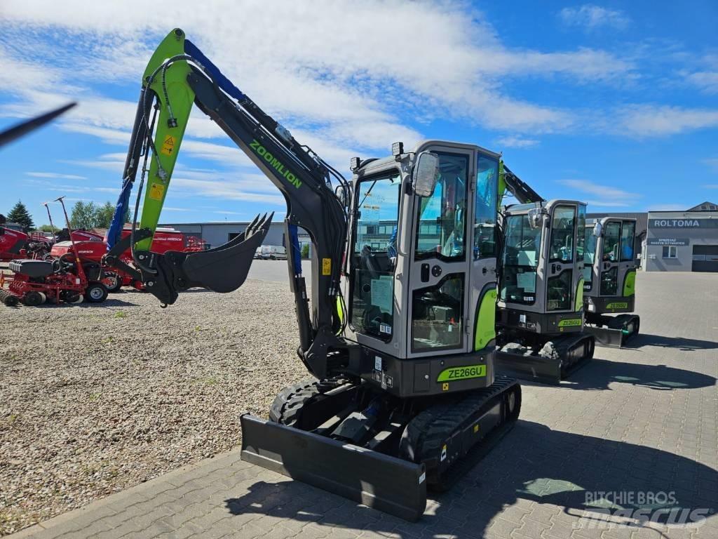 Zoomlion ZE26GU Miniescavadeiras