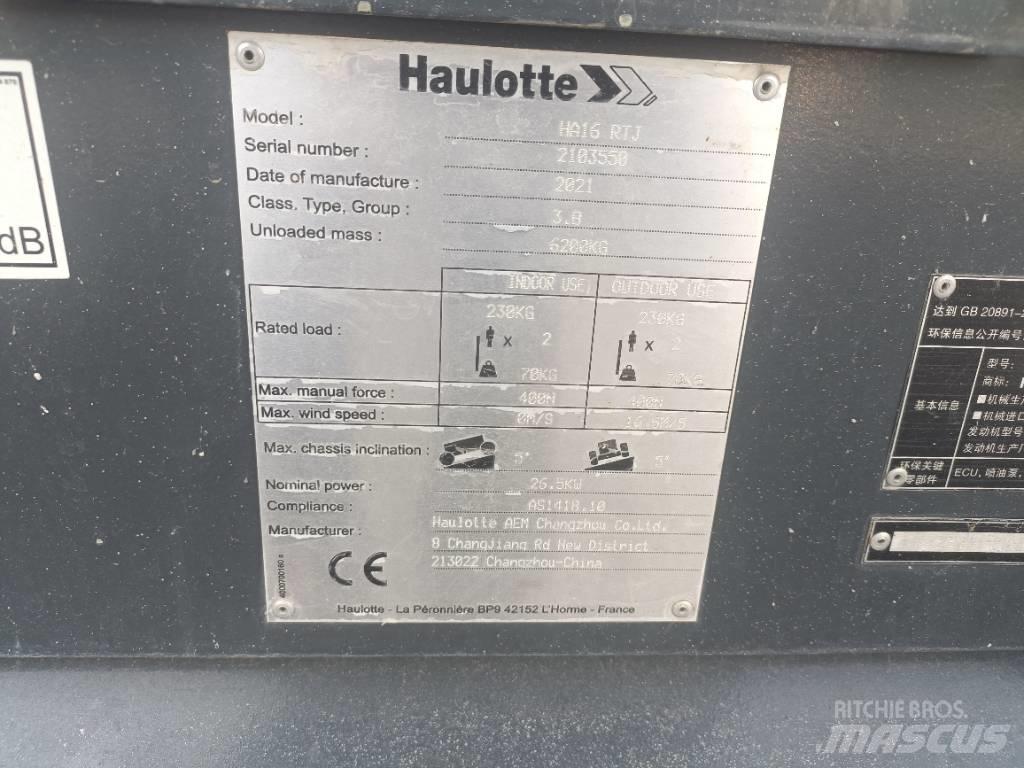 Haulotte HA16RTJ Elevadores braços articulados
