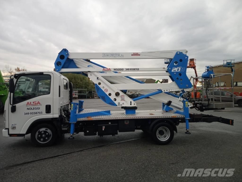 Socage 20d Plataformas aéreas montadas em camião