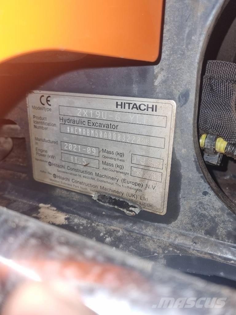 Hitachi ZX 19 U Miniescavadeiras