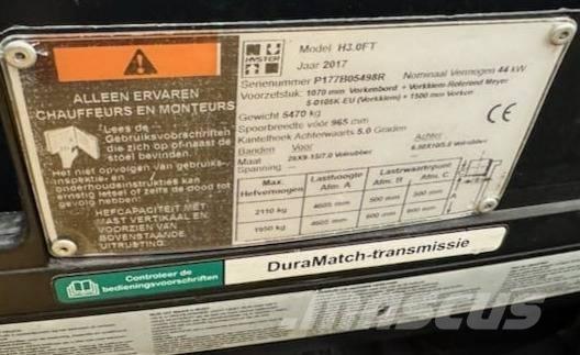 Hyster H 3.0 FT Empilhadores Diesel