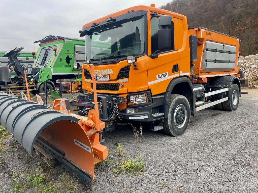 Scania P 410 Espalhadores de areia e sal
