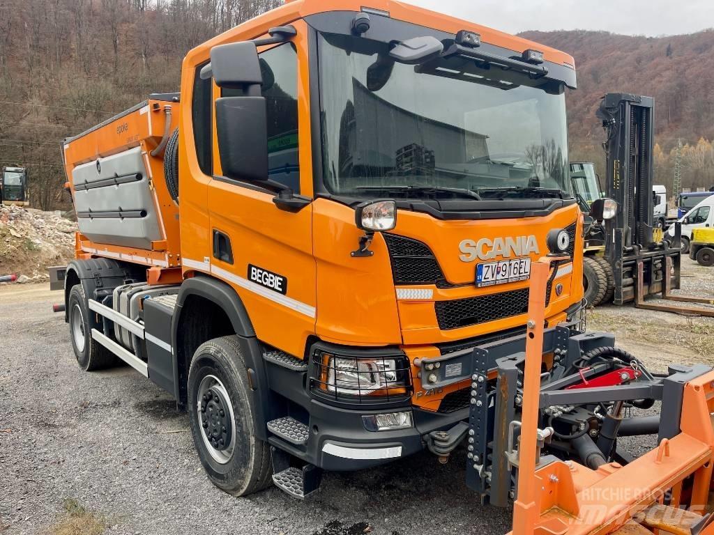 Scania P 410 Espalhadores de areia e sal